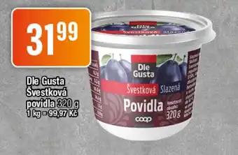 TEMPO Dle Gusta Švestková povidla nabídka