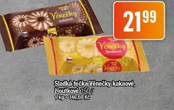 TEMPO Sladká tečka Věnečky kakaové, žloutkové nabídka