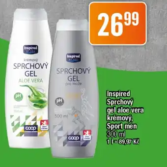 TEMPO Inspired Sprchový gel aloe vera krémový, Sport men nabídka