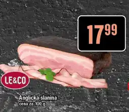 TEMPO Anglická slanina nabídka