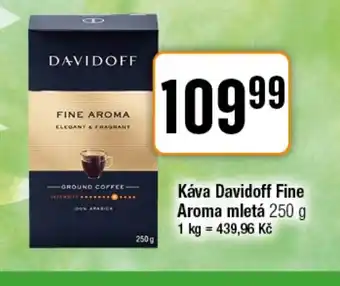 TEMPO Káva Davidoff Fine Aroma mletá nabídka