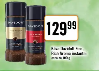 TEMPO Káva DAVIDOFF Fine, Rich Aroma instantní nabídka