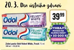 TEMPO Zubní pasta Odol Velvet White, Fresh nabídka