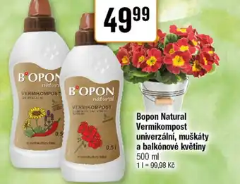 TEMPO Bopon Natural Vermikompost univerzální, muškáty a balkónové květiny nabídka