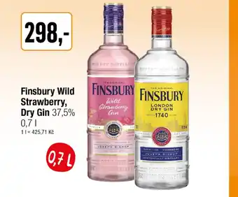 TEMPO Finsbury Wild Strawberry, Dry Gin 37,5% nabídka