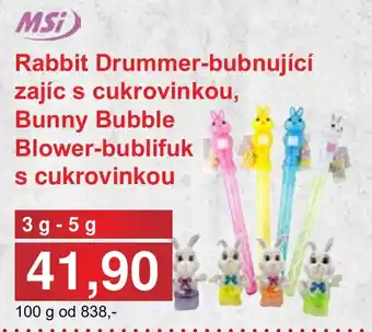 PLUS JIP Rabbit Drummer-bubnující zajíc s cukrovinkou, nabídka