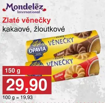 PLUS JIP Zlaté věnečky kakaové, žloutkové nabídka