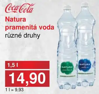 PLUS JIP Natura pramenitá voda nabídka