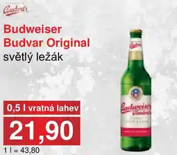 PLUS JIP Budweiser Budvar Original nabídka