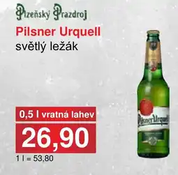 PLUS JIP Pilsner Urquell nabídka