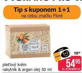 Teta Floré pleťový krém rakytník & argan olej 50 ml nabídka