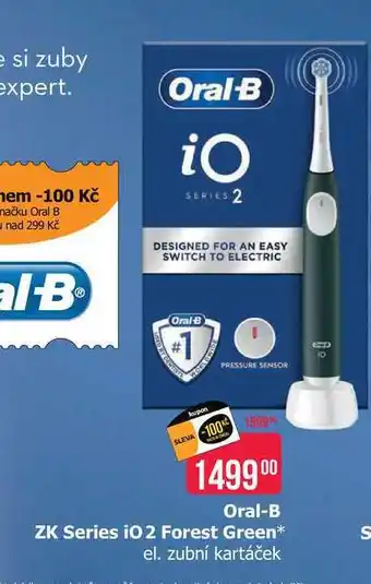 Teta Oral-B ZK Series iO 2 Forest Green el. zubní kartáček nabídka