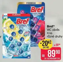 Teta Bref Power Aktiv WC blok 4x50ml, vybrané druhy 200g nabídka