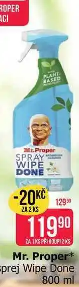 Teta Mr. Proper sprej Wipe Done 800 ml nabídka