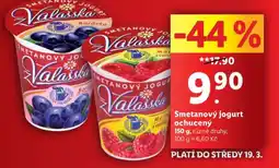 Lidl Smetanový jogurt ochucený nabídka