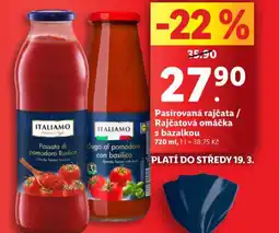 Lidl Pasírovaná rajčata nabídka