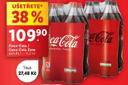 Lidl Coca cola, coca cola zero nabídka