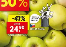 Lidl Jablka zelená nabídka