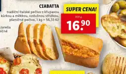 Lidl Ciabatta nabídka