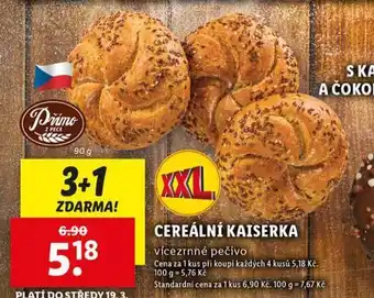 Lidl Cereální kaiserka nabídka