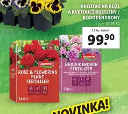 Lidl Hnojivo na růže a kvetoucí rostliny / rododendrony nabídka