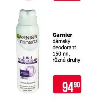 Teta Garnier deodorant nabídka