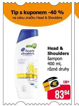 Teta Head&shoulders šampon nabídka