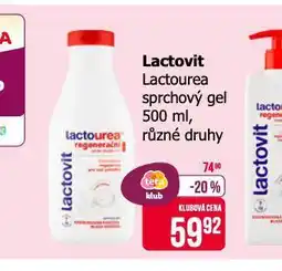 Teta Lactovit lactourea sprchový gel nabídka