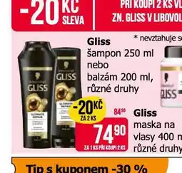 Teta Gliss šampon, balzám nabídka