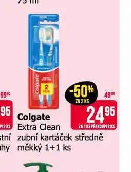 Teta Colgate extra clean zubní kartáček nabídka