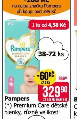 Teta Pampers dětské plenky nabídka