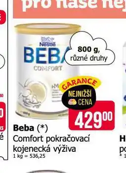 Teta Beba comfort pokračovací kojenecká výživa nabídka