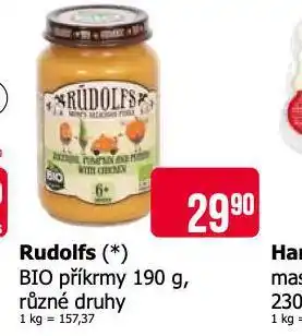 Teta Rudolf bio příkrmy nabídka
