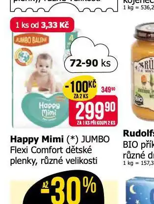 Teta Pampers dětské plenky nabídka