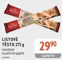 Coop hb Listové těsto nabídka