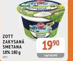 Coop hb Zott zakysaná smetana 18% nabídka