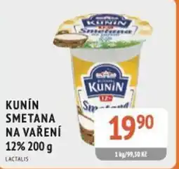 Coop hb Kunín smetana na vaření 12% nabídka