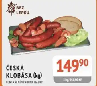 Coop hb Česká klobása (kg) nabídka