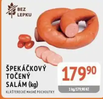 Coop hb Špekáčkový točený salám (kg) nabídka