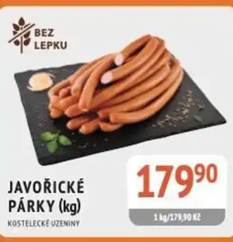 Coop hb Javořické párky (kg) nabídka