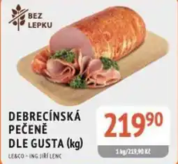 Coop hb Debrecínská pečeně dle gusta (kg) nabídka