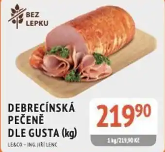 Coop hb Debrecínská pečeně dle gusta (kg) nabídka