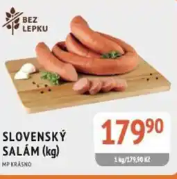 Coop hb Slovenský salám (kg) nabídka