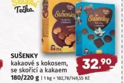 Coop hb Sušenky kakaové s kokosem, se skořicí a kakaem nabídka