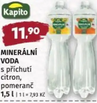 Coop hb Minerální voda s příchutí citron, pomeranč nabídka