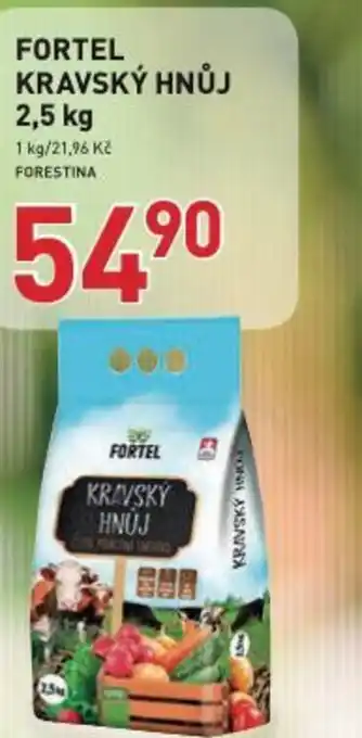 Coop hb FORTEL kravský hnůj nabídka