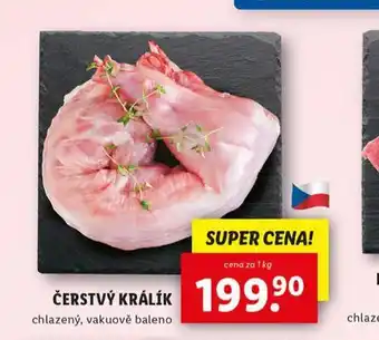 Lidl Čerstvý králík nabídka