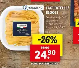 Lidl Tagliatelle / bigoli nabídka