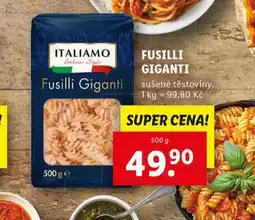 Lidl Fusili giganti nabídka