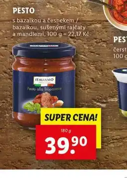 Lidl Pesto nabídka